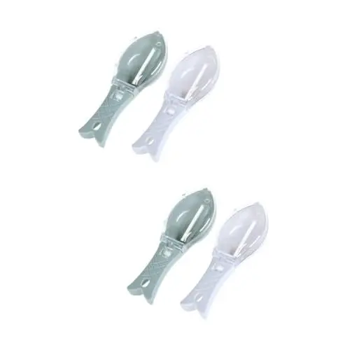 Produktbild: PRETYZOOM 2 Sätze Entferner Von Fischschuppen Fischschuppenmesser Fish Scale Knife Fischschuppenbürste Abkratzen Fischhautschäler Sparschäler Fischentkalker Fischhautbürste Wie 2 Stück * 2
