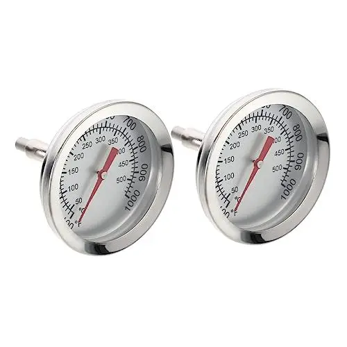 Produktbild: PRETYZOOM 2stücke Grillthermometer Bimetallthermometer Multifunktionsthermometer Backofenthermometer Haushaltsbackthermometer Thermometer Für Grillen Und Backen