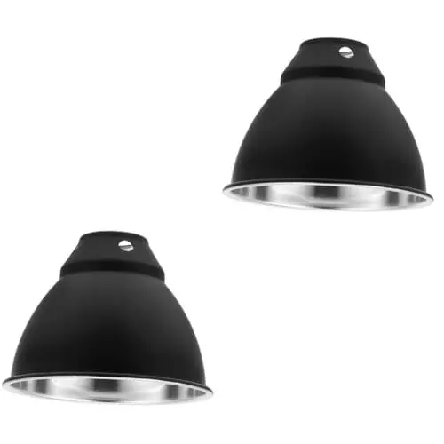 Produktbild: PRETYZOOM 2 Stück Box Crawler Lampenschirm Sonnenlampe Reptil Wärmelampenschutz Schildkröten Wärmelampenschutz Flukers Wärmelampe Heizlampenhalter Reptil Wärmelampenschirme Deeps Dome