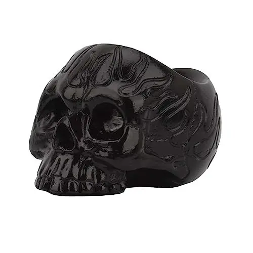 Produktbild: PRETYZOOM 2 Stück Kerzenständer Gruselige Bar Heimdekoration Halloween Kerzen Halloween Zubehör Schwarze Kerzenständer Sarg Halloween Kerzenhalter