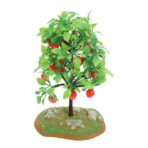 Produktbild: PRETYZOOM 2st Apfelbaum-Modell Bäume Trainieren Modellbäume Figuren Sandtisch Baum Mini-landschaftsbäume Obstbaumschmuck Gartenszenen-Layout- Landschaft Bäume Sandkasten Kiefer Plastik