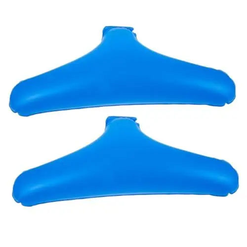 Produktbild: PRETYZOOM Tragbare Aufblasbare Kleiderbügel 2er-Set Wasserabweisend Ideal Für Reisen Zuhause Camping Und Die Schrankorganisation