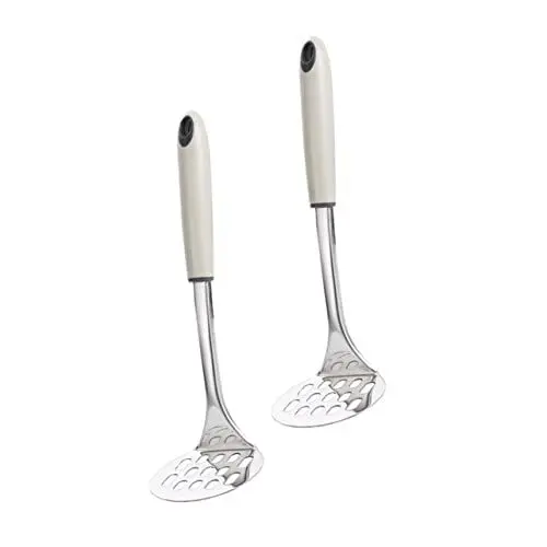 Produktbild: PRETYZOOM 2st Schlammpresse Kartoffelpresse Stampfer Gemüsepresse Haushaltsmixer Babynahrungswerkzeuge Kartoffel Presser Masher Mini-werkzeuge Entsafter Mixer Küchenstampfer Handlich Ton Pp