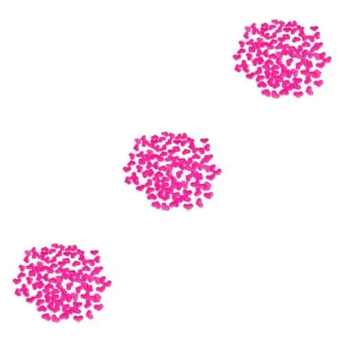 Produktbild: PRETYZOOM 300 Stk Blütenblätter Für Hochzeiten Schwamm Konfetti Für Die Brautparty Hochzeit Konfetti-blumen Herz Aus Künstlichen Blütenblättern Herz-gesichtsschwämme Hochzeitsbedarf Liebe