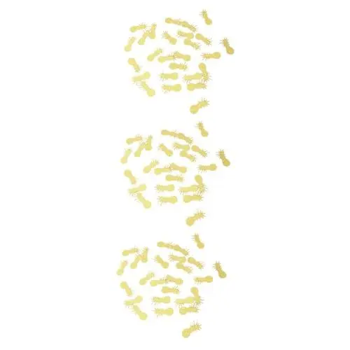 Produktbild: PRETYZOOM 300stücke Papier Konfetti Ananasform Für Partys Und Festdekoration Goldene Tischdeko Für Geburtstagsfeiern Und Hochzeiten