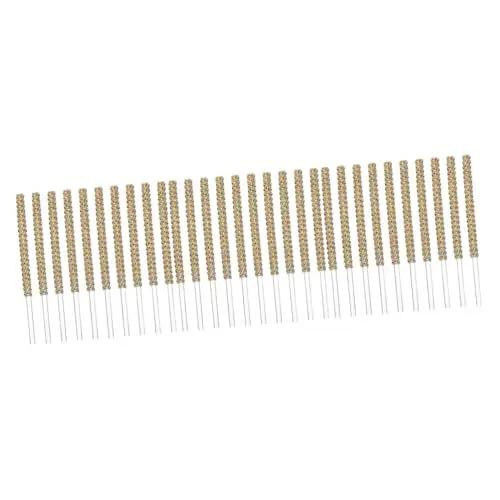 Produktbild: PRETYZOOM 30 STK Acryl-süßigkeitsstangen Strass-bonbonspieße Party-Obst-apfelstäbchen Cake-pops-Sticks Party-lutscher-Sticks Weihnachtsstäbchen Candy-Stick-Halter Süßigkeiten Golden