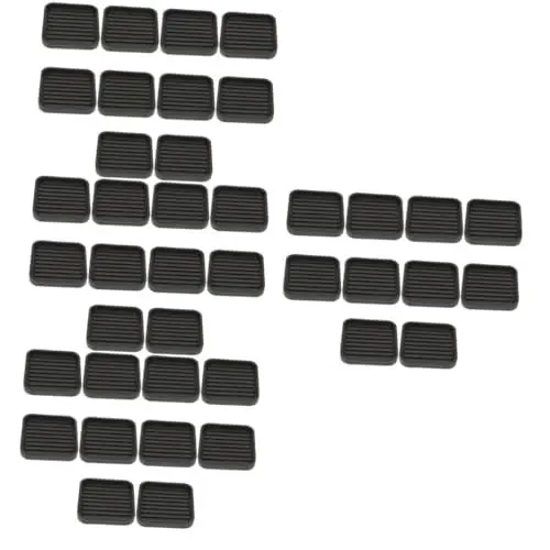 Produktbild: PRETYZOOM 32 STK Möbelheber bodenschutzmatte Floor mat Anti rutschmatte antirutsch pad ersatzteile für gartenmöbel gummipad Tischset Stuhlbeine Bodenmatte Schutzpolster Kieselgel