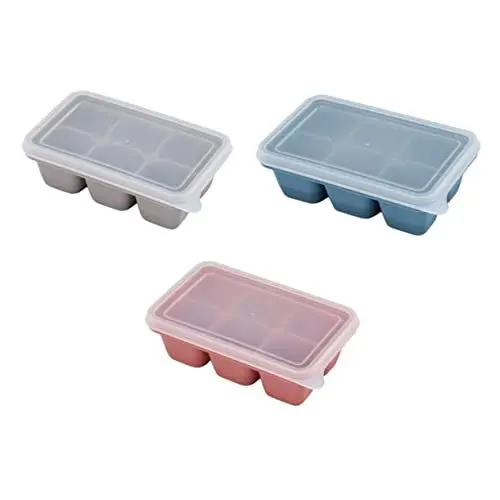Produktbild: PRETYZOOM 3St Eiswürfelform Multi-Grid-Eisform große Eiswürfelschale Tablett für Eiswürfelbereiter eiswürfelkühler eiswürfel kühler Zubehör für die Eisherstellung Eisgitterform Kieselgel