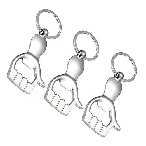Produktbild: PRETYZOOM 3 Stück Palmenform Flaschenöffner Schlüsselanhänger Für Männer Multitool Weinöffner Bieröffner Schlüsselanhänger Zubehör