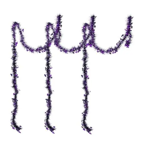 Produktbild: PRETYZOOM 3St Halloween-Dekorationen Halloween-Raumdekorationen Outdoor-Girlande Halloween atmosphäre Halloween gartendeko Lametta Halloween-Girlande für Baum Halloween-Ästhetik das Haustier