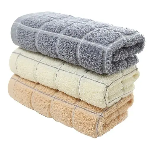 Produktbild: PRETYZOOM 3St Waschlappen handtücher küchenhandtuch Stitch Handtuch face Towel Bath Towels handtucher strandtücher badetücher Hair Towel Baumwoll putztuch badehandtuch Gesichtstücher