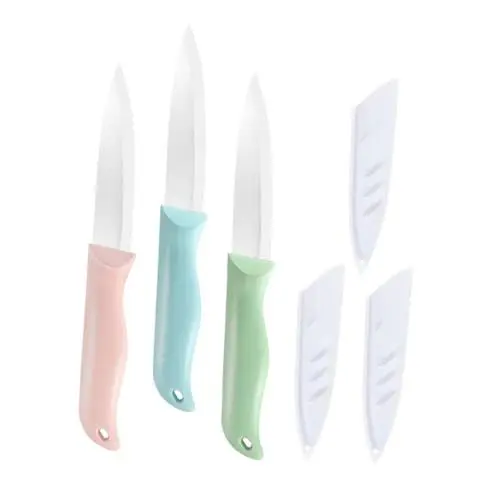 Produktbild: PRETYZOOM 3-teiliges Keramikmesser-set Gemüse- Und Obstschneider Sicher Und Wiederverwendbar Für Brot Kuchen Und Desserts
