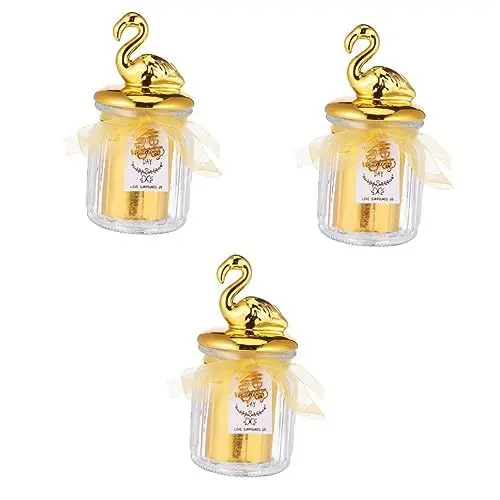 Produktbild: PRETYZOOM 3 Stk Süßigkeiten-Box aus Glas für die Hochzeit Behälter mit Deckel Süßigkeiten Dose Hochzeitsdekoration Geschenk Glasgefäß mit Deckel Glas Snacks können Schauglas