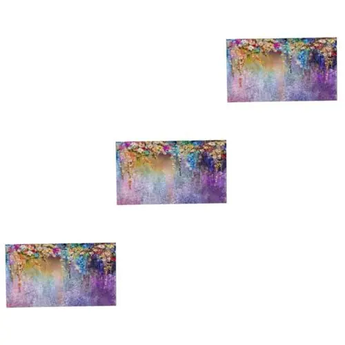 Produktbild: PRETYZOOM 3 Stk hängender Teppich Böhmische Teppiche dekorative Stoffdekoration böhmischer Teppich Wohnzimmer Teppich Boho wandteppich tapeziertisch Strandtuch hängendes Tuch Blumenteppich