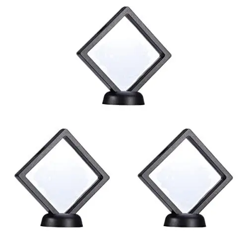 Produktbild: PRETYZOOM 3st 3d Schwebender Rahmen Reise Schmuckschatulle 1 Schweberahmenvitrine Rahmenanzeige Schmuck-display-rahmen Anzeige Einfrieren Einzelne Schwebende Vitrine Anhänger Poster