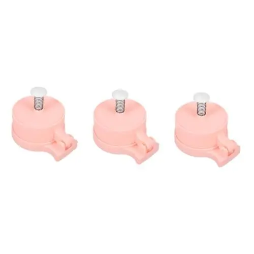 Produktbild: PRETYZOOM 3st Burgerpresse Rindfleisch-patty-maker Drücken Pastetchen Fleischpastetenhersteller Grillpresse Knödelmacher Fleischpastetenpresse Speckpresse Grillfleischpresse Werkzeug Rosa Pp