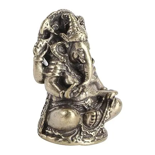 Produktbild: PRETYZOOM 3st Für Kunsthandwerk Für Miniaturdekoration -Buddha-Figur Reichtum Glücksfigur Statue Elefantengottverzierung Elefant Aus Keramik Handhaben