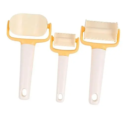 Produktbild: PRETYZOOM Fondant Maker Pie Mold Rolling Keksschneider Set Für Cookies Kekse Robuster Kunststoff