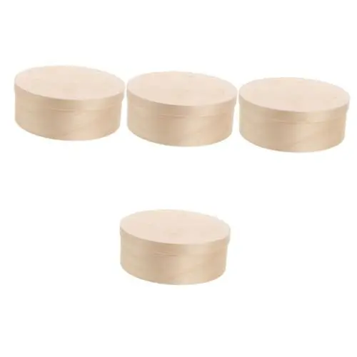 Produktbild: PRETYZOOM 4 Stücke Box Vielseitig Holz Box Deckel Für Hochzeit Decor Candy Lagerung Für Gelegenheiten