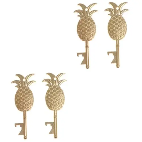 Produktbild: PRETYZOOM 4 Stück Bieröffner Bar-Werkzeuge Multitools Werkzeuge für Männer Korkenzieher Flaschenöffner Rotwein Öffner Ananas schmücken Werbeartikel Dosenöffner Mann