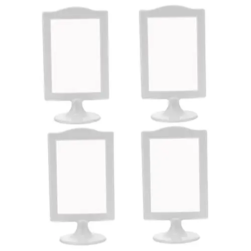 Produktbild: PRETYZOOM 4-teiliges Doppelseitiges Fotopaket Einfache Elegante Desktop-bildanzeige Für Die Inneneinrichtung