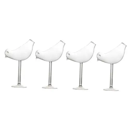 Produktbild: PRETYZOOM Elegante Rauch-cocktailgläser 4 Stück Highball-becher Vielseitig Einsetzbar Für Cocktails Wein Brandy Home Bar