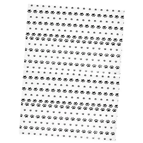 Produktbild: PRETYZOOM 4 Stück Einweg-Tischdecke Tischunterlage aus Kunststoff - widerstandsfähige Tischdecken einzigartige Tischsets Einweg-Tischfahnen Haustier Geschirr schmücken Weiß