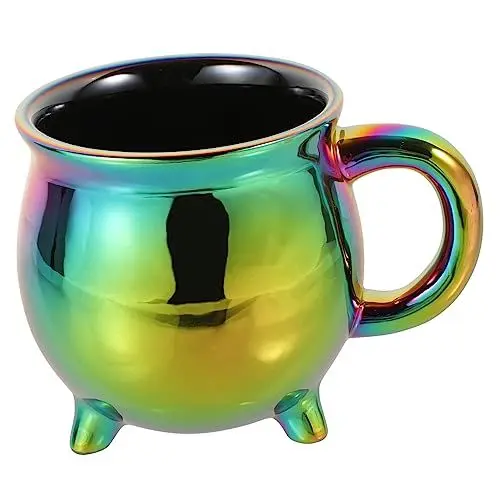 Produktbild: PRETYZOOM 5St Hexenbecher halloween cup bürotasse cafepads trinkglas saftglas Halloween-Becher Tasse Kaffeebecher Keramik-Brühkesselbecher Halloween-