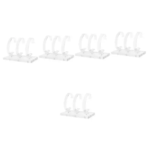 Produktbild: PRETYZOOM 5St Uhrenständer Schmuckdisplay uhrenhalter Armbanduhrhalter Schmuckständer Armbandständer Präsentationsständer für Armbanduhren Displayhalter für Armbanduhren Acryl Transparent