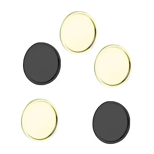 Produktbild: PRETYZOOM 5st Duftkerzentablett Hochzeitskerze Kerze Rundes Tablett Herzstück Hochzeitsdekorationen Adornos Para Mesa De Runde Kerzen Serviertablett Rund Kreis e Kerzen Schmuck Tabletts
