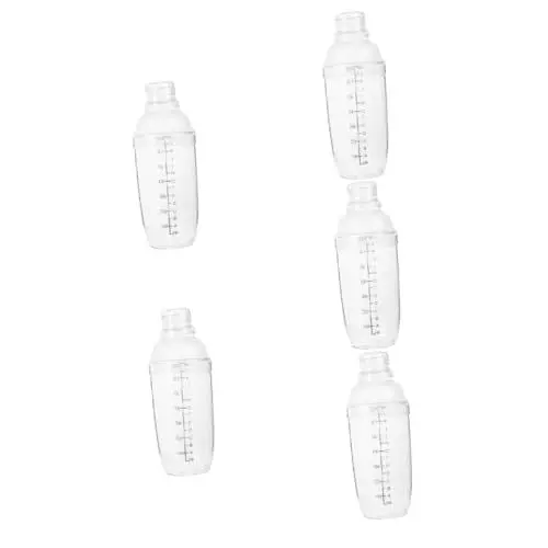 Produktbild: PRETYZOOM 5st Schnee-gramm-cup Milchshaker -mixer-flasche Bo-ba Teestreuer Klarer Cocktailshaker -shaker-tasse Milchtee-mischshaker Mit Espresso-shaker Getränkeshaker Stk