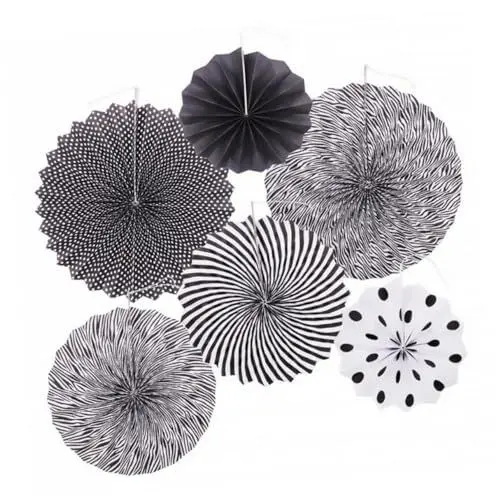 Produktbild: PRETYZOOM 6St Fächerblume aus Papier Hochzeit deckenbehänge Kulisse für Hochzeitsfeier DIY Papierfächer evengers Event Weihnachtsdekoration Fächer zum Aufhängen aus Papier verdrehtes Papier