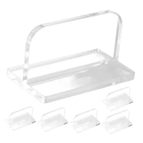 Produktbild: PRETYZOOM Aquarium-zubehör 6er-Pack Acryl-deckelgriffe Selbstklebende Griffe Für Aquarium-abdeckungsteile