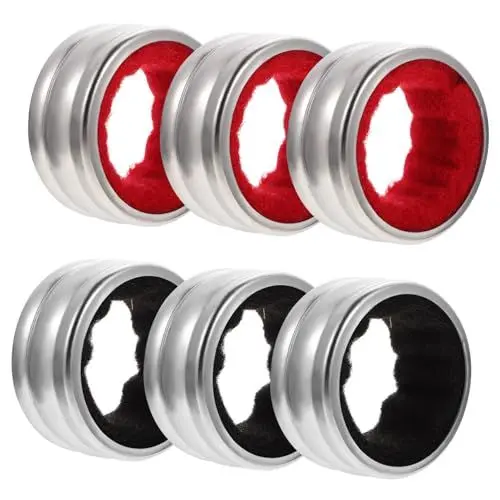 Produktbild: PRETYZOOM 6St Tropf ring edelstahlringe wine bottle stopper Weinflaschenring Tropfenfänger für Wein Weintropfring Wein-Überlaufring Tropfstopper für Weinflaschen Rostfreier Stahl Silver