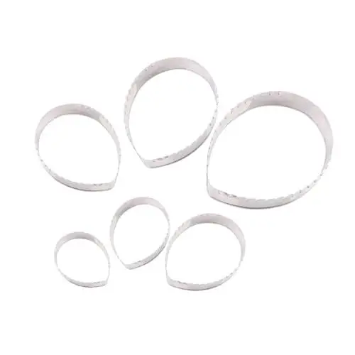 Produktbild: PRETYZOOM Fondant-kuchenwerkzeuge 6-teiliges Metall-plätzchen-set Edelstahl-keksausstecher Blütenblatt-pastenformen Zum Backen