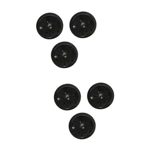 Produktbild: PRETYZOOM 6 Stk Mühlenversiegelung dichtungsringe garbage disposal cautsch onooofür auto siegelring Entsorgungsstopper für Spülbecken Müllabfuhr Teile CPUs Abfallverarbeitungssiegel Black