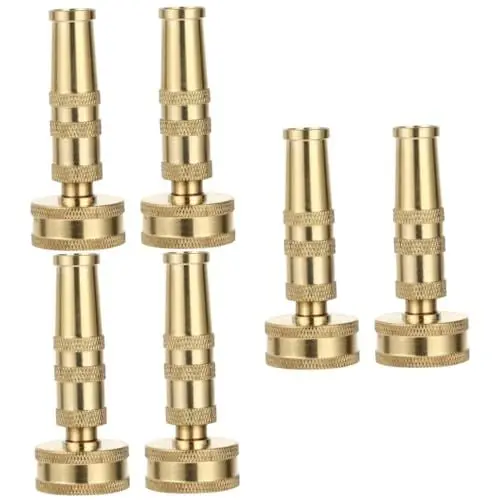 Produktbild: PRETYZOOM 6 Stk Sprinkler Aus Messing Für Den Außenbereich Schlauchtülle Heavy Duty Schlauchendsprüher Feuerwehrmann Kehrmaschine Aus Messing Schlauchspritzdüse Draussen Spritzgerät Kupfer