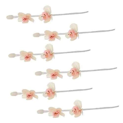 Produktbild: PRETYZOOM 6st Aromatherapie-Stick Chinesischer Weihrauch Bürodekoration Japanischer Weihrauch Duftstäbchen Diffusorstick Für Tischdekorationen Weißes Dekor Natürliche Rinde