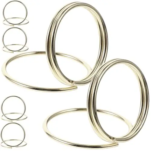 Produktbild: PRETYZOOM Dekorativer Notizhalterständer Aus Metall 6 Tischkartenhalter Tischnummernhalter Für Hochzeiten Memo-clip Für Fotoanzeige