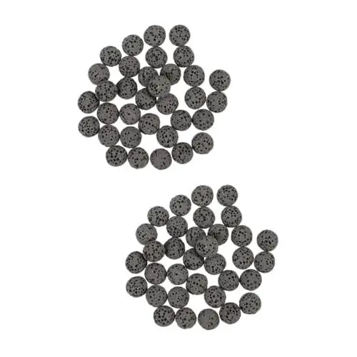 Produktbild: PRETYZOOM 78 STK Diffusorstein aus Vulkanstein aus Vulkanstein Duft-Diffusor-Stein Aromatherapie-Dekoration aus Vulkanstein Aromatherapie mit Vulkansteinen Vulkangestein Black