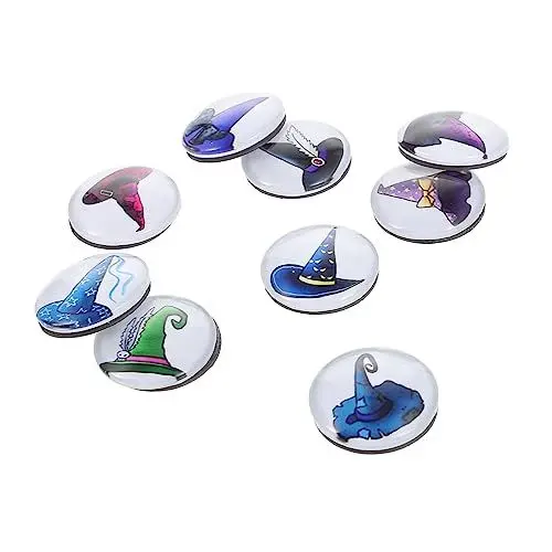 Produktbild: PRETYZOOM 9st Halloween-kühlschrankmagnete Dekorative Kühlschrankmagnete Kühlschrankdekor Hutmagnete Halloween- Whiteboard-Magnete Kühlschrank Rückenmagnet Hinzufügen