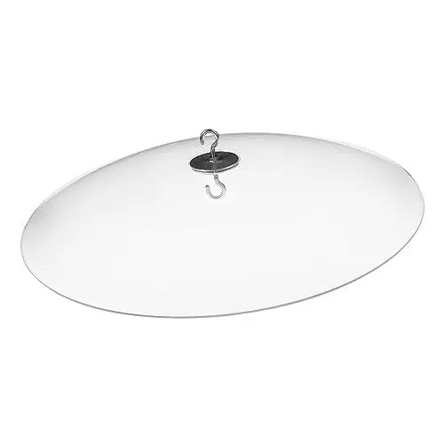 Produktbild: PRETYZOOM Hängender Blumentopf-Regenschutz Vogelfutterspender Schallwand Robuster Kunststoff Outdoor-zubehör