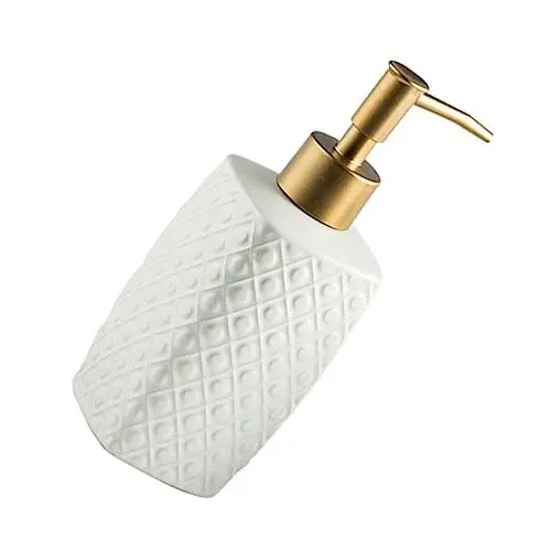 Produktbild: PRETYZOOM Keramik-Shampoo-pumpflasche mit Großer Kapazität Pumpflasche für Zuhause Salon Hotel Einfaches Nachfüllen Reinigen