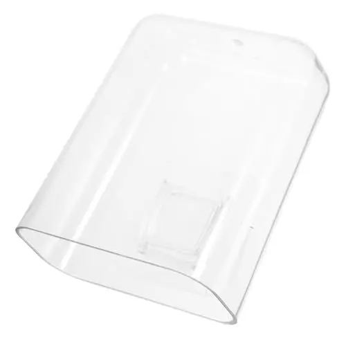 Produktbild: PRETYZOOM An Der Wand Montierter Stifthalter Transparenter Stiftbecher Wand-Make-Up-Pinselhalter Desktop-Mini-Mülleimer Küchenutensilienbehälter Blumenvase Für Das Heimbüro