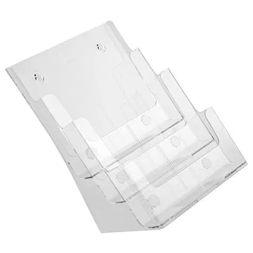 Produktbild: PRETYZOOM Dreischichtiger Desktop-organizer Aus Acrylmaterial Büro-zeitschriftenständer Broschürenhalter