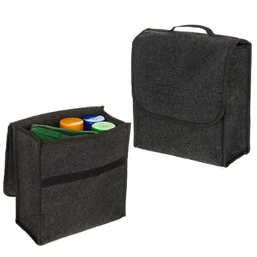 Produktbild: PRETYZOOM Auto Werkzeugtasche Filz Organizer Kofferraumtasche für Kleinteile Platzsparend Robustes Material für Kofferraum im Auto Van oder Suv