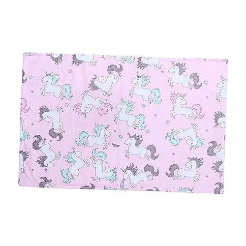 Produktbild: PRETYZOOM Doppelseitige Babydecke Plüsch Flauschige Kuscheldecke Für Mädchen Und Kleinkinder Für Schlaf Kinderwagen Und Zuhause Atmungsaktiv Und Hautfreundlich