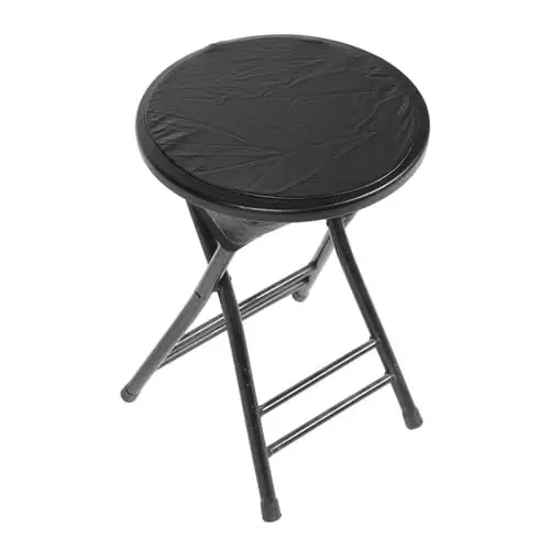 Produktbild: PRETYZOOM Runder Stuhlbezug Barhocker-Schutz Pu-Material Dehnbares Esszimmerstuhlpolster Für Das Home-Restaurant