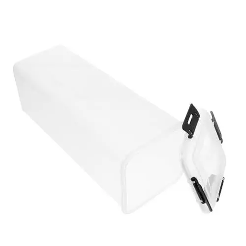 Produktbild: PRETYZOOM Elegante Brotaufbewahrungsbox Wiederverwendbarer Brotbehälter Luftdichter Deckel Pp-material Schwarz Keine Schublade