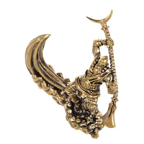 Produktbild: PRETYZOOM Bronze Statue aus Messing Feng Shui Tischornament für Heimdekoration Teepet Figur Vielseitig Einsetzbar Kulturelle Bedeutung Hochwertige Verarbeitung Langlebig